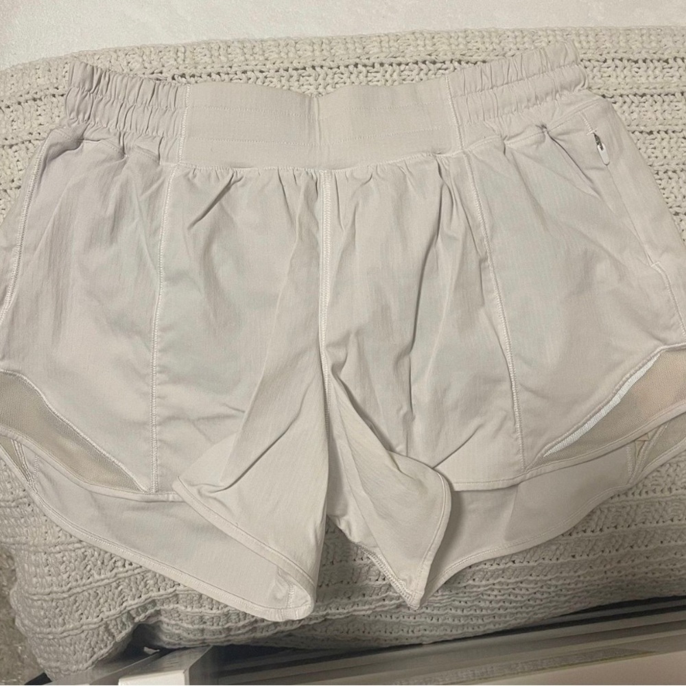 Lululemon White Hottie Shorts
